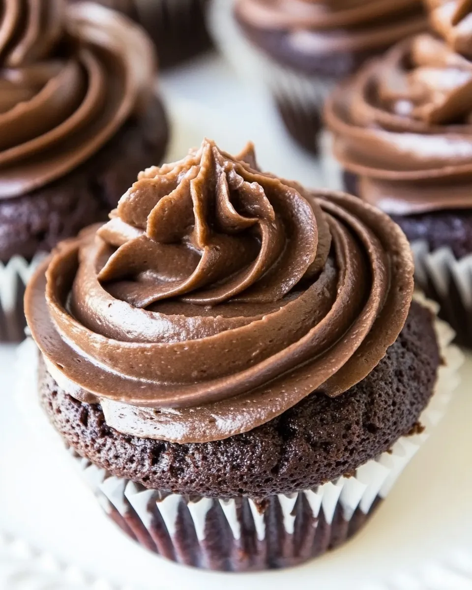 Easy Keto Chocolate Cupcakes recipe photo