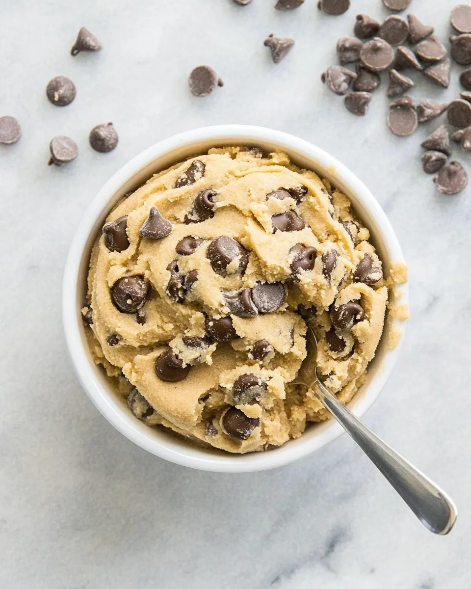Delicious Keto Peanut Butter Edible Cookie Dough image