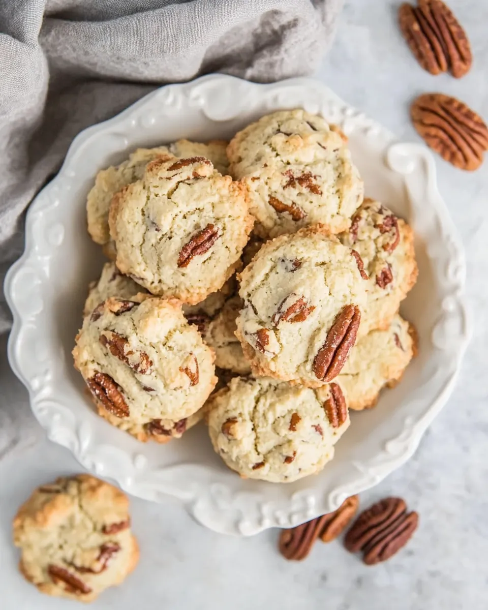 Homemade Keto Pecan Shortbread Cookies photo