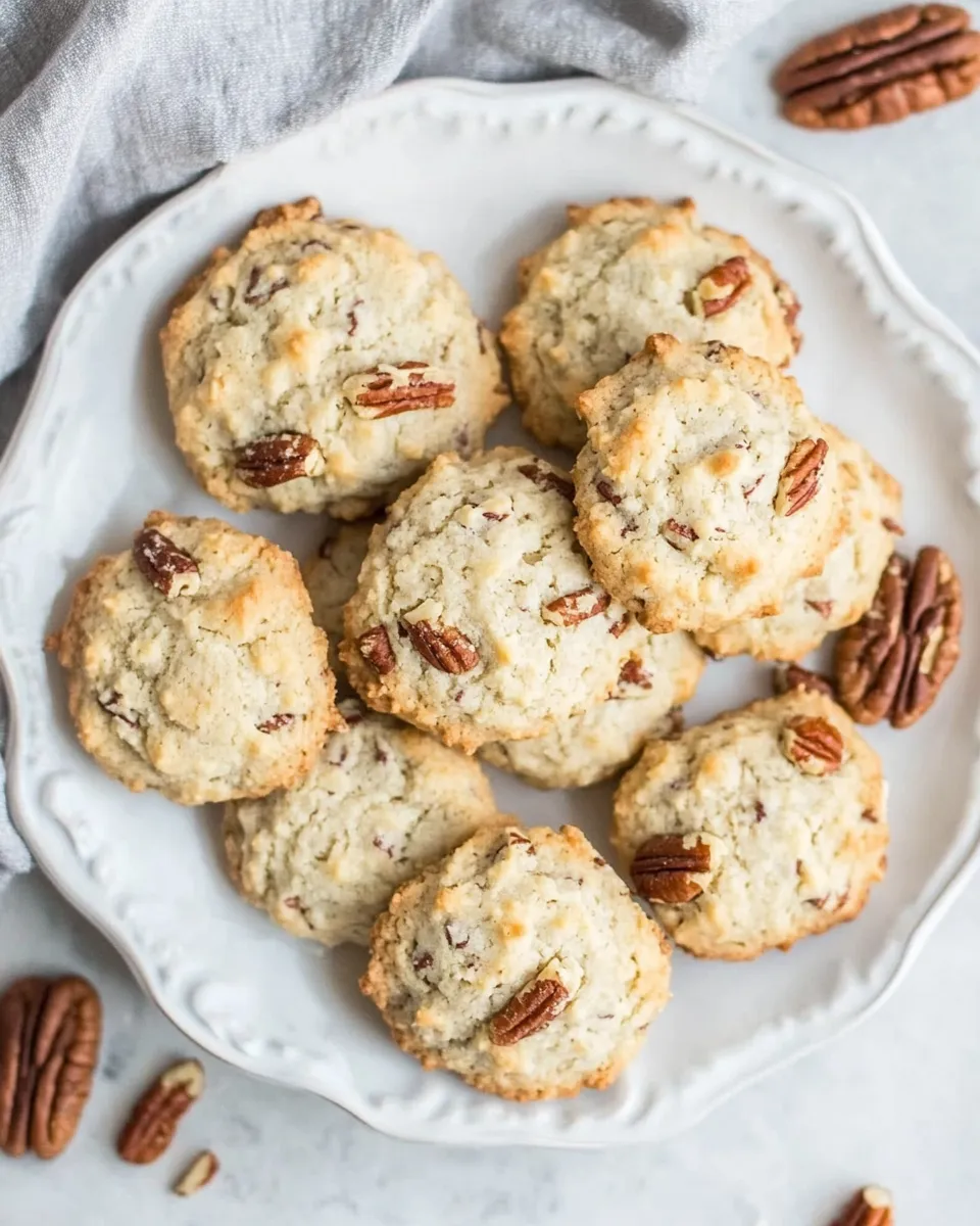 Delicious Keto Pecan Shortbread Cookies image