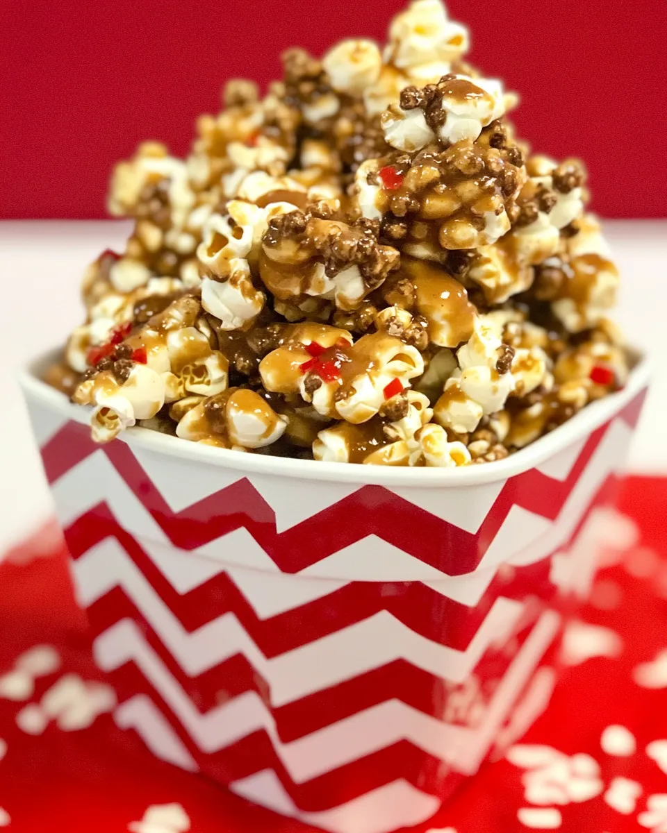 Easy Kettle Chip Caramel Popcorn photo