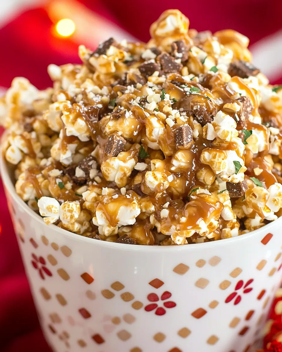 Savory Kettle Chip Caramel Popcorn recipe photo
