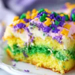 Homemade King Cake Poke Cake Recipe photo