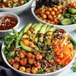 Homemade Korean BBQ Chickpea Bowls photo
