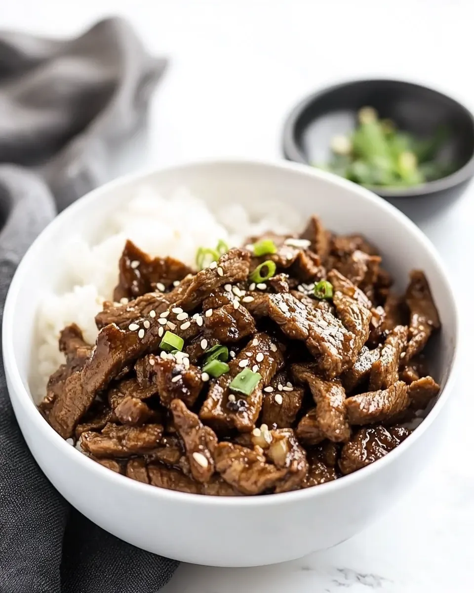 Easy Korean Beef Bulgogi Recipe shot