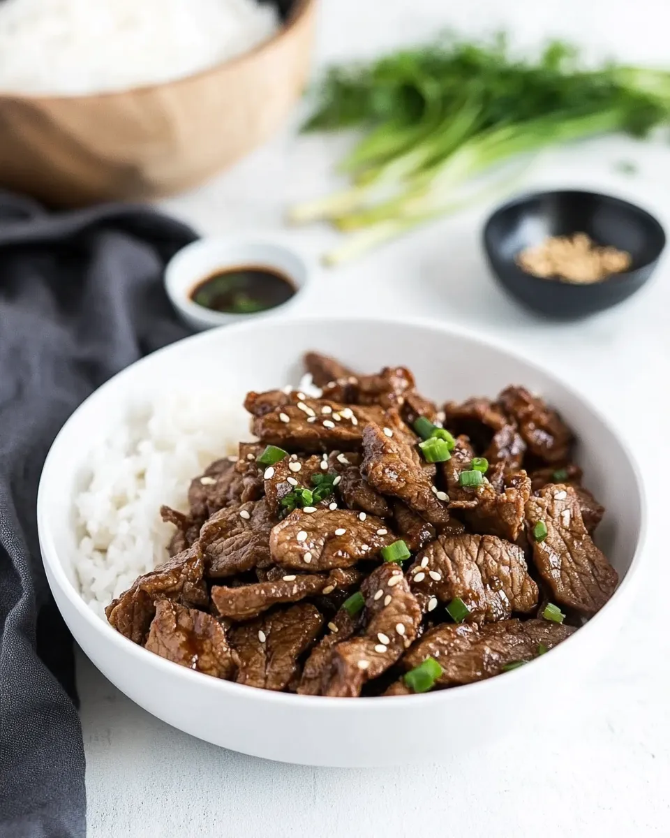 Classic Korean Beef Bulgogi Recipe dish photo