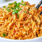Homemade Kung Pao Chicken Noodles photo