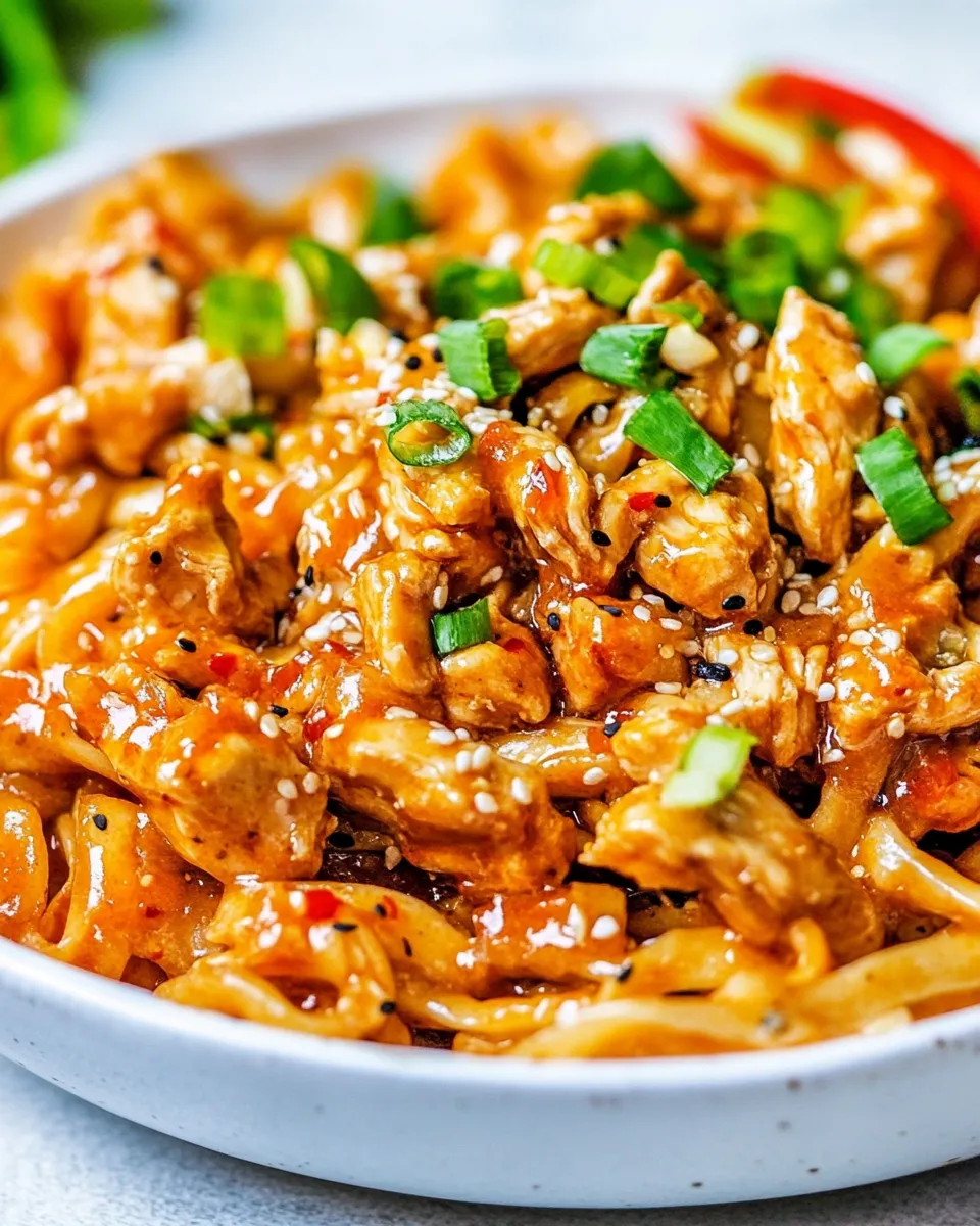 Classic Kung Pao Chicken Noodles image