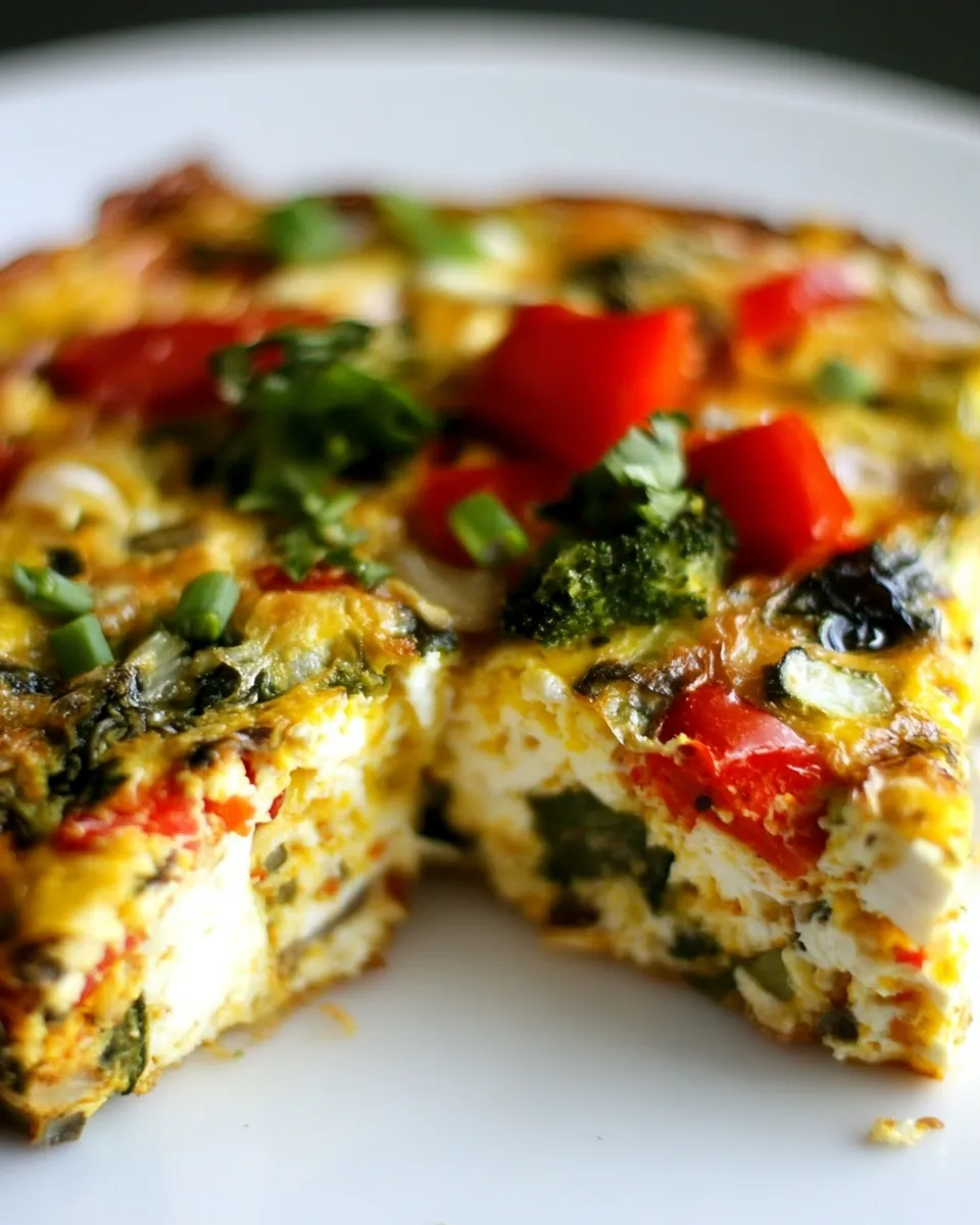 Easy Leftover Veggie Frittata recipe photo