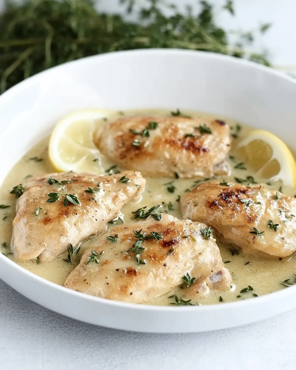 Quick Lemon Butter Chicken Recipe shot