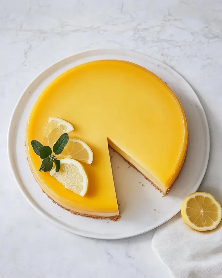 Homemade Lemon Cheesecake Recipe photo