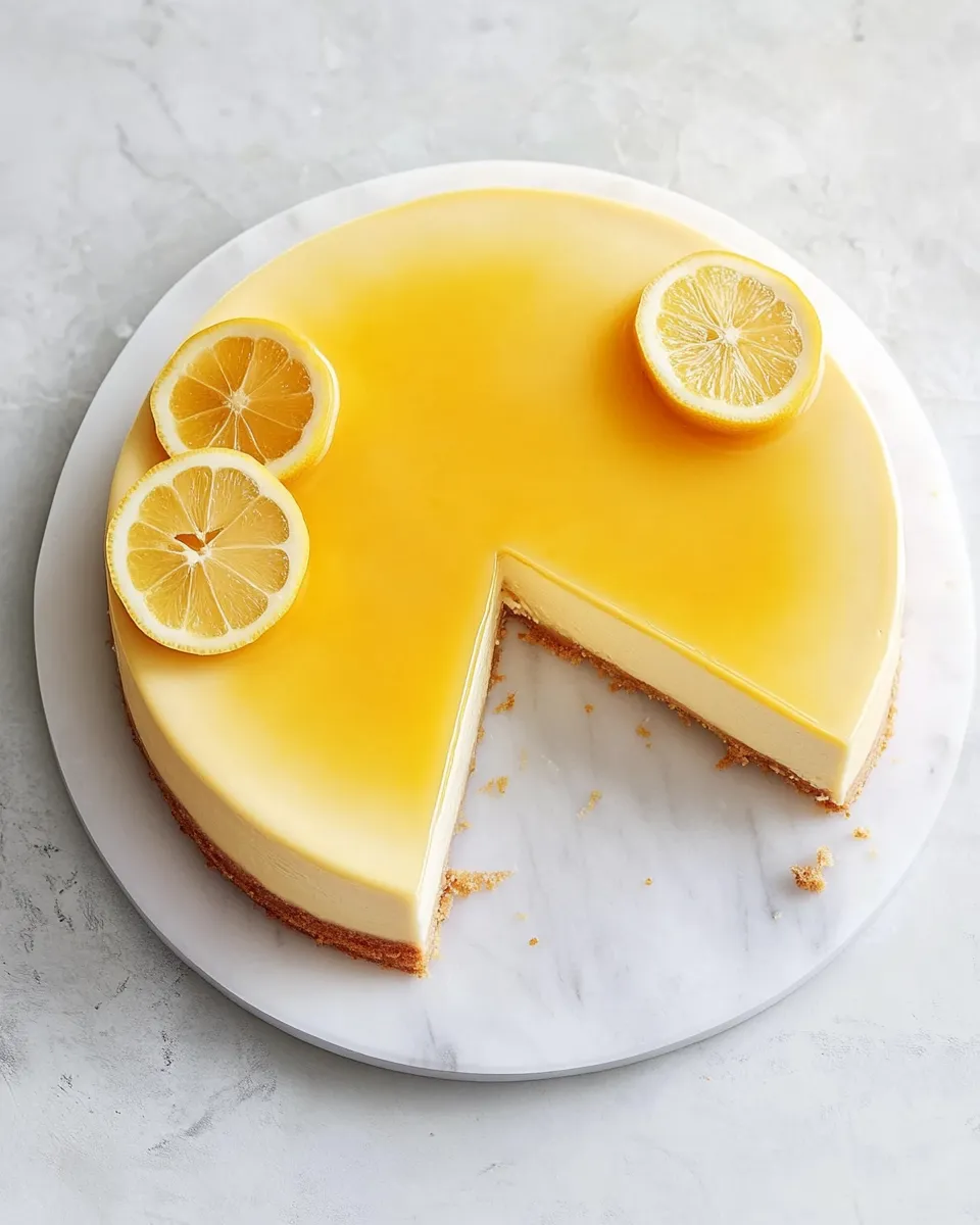 Delicious Lemon Cheesecake Recipe recipe photo