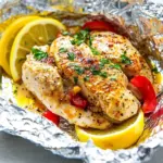 Easy Lemon Chicken Foil Packets photo