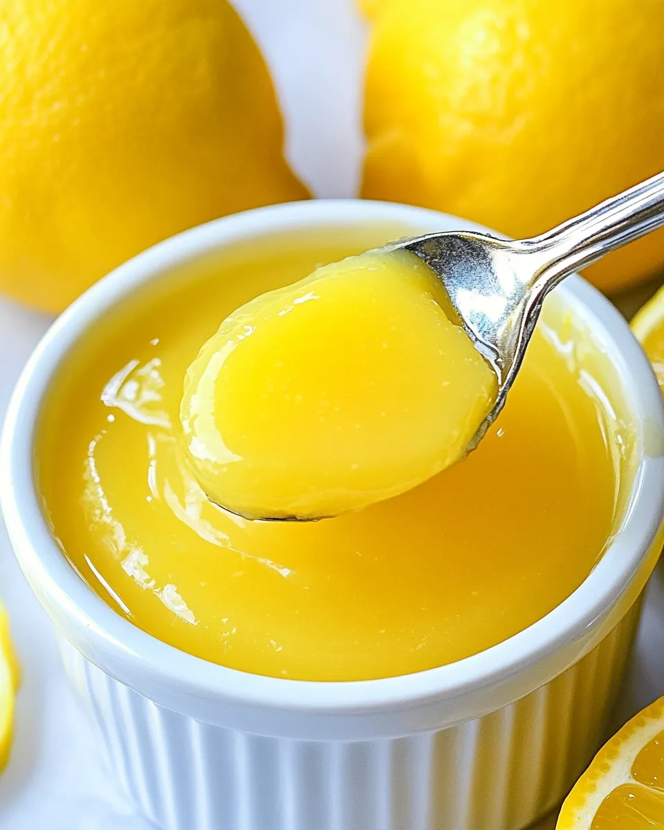 Easy Lemon Curd Recipe shot