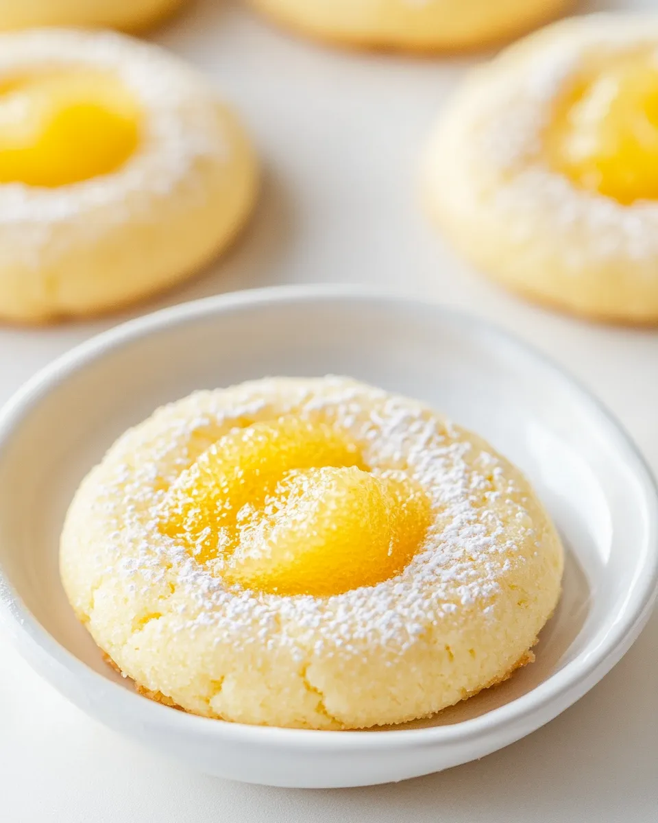 Easy Lemon Drop Cookies recipe photo