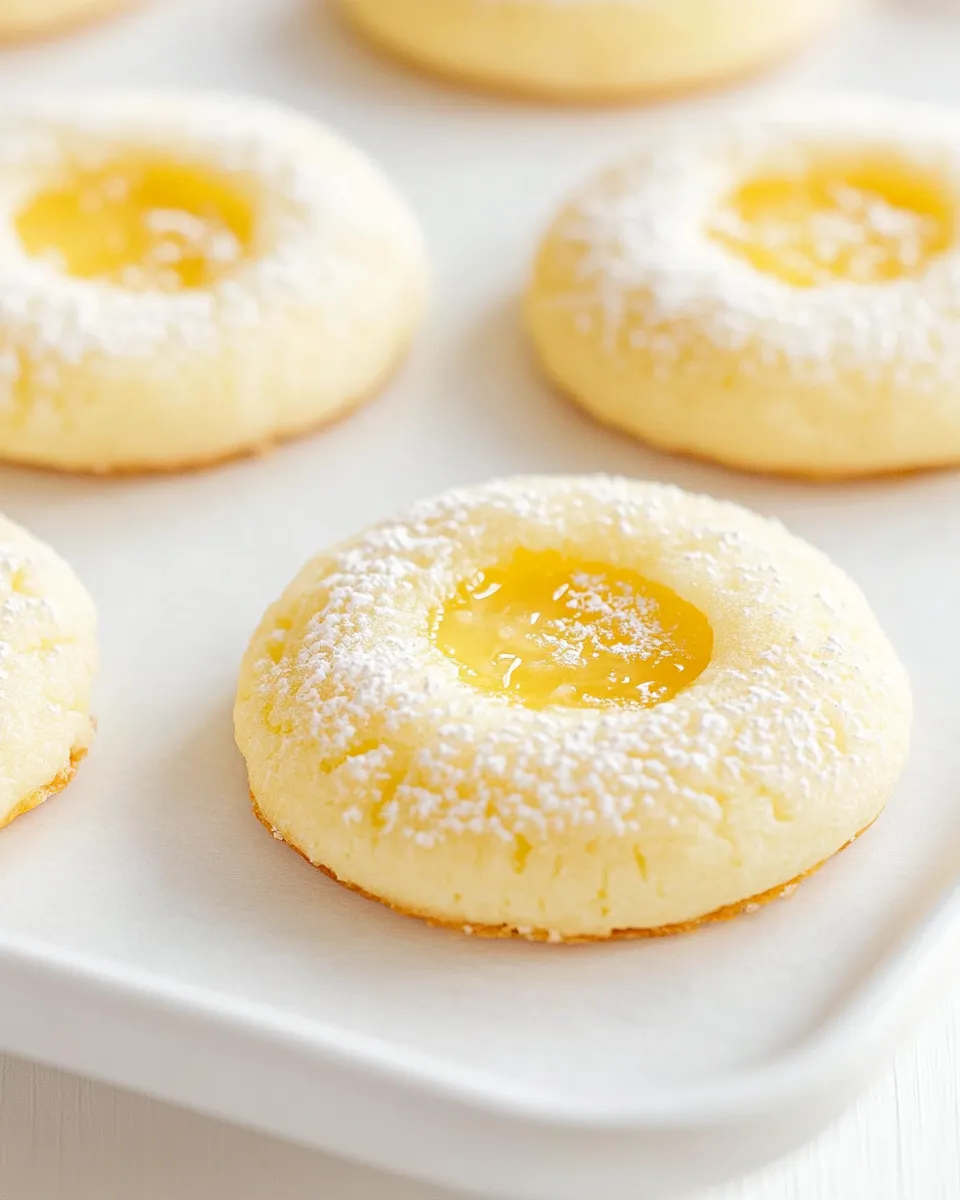 Delicious Lemon Drop Cookies shot