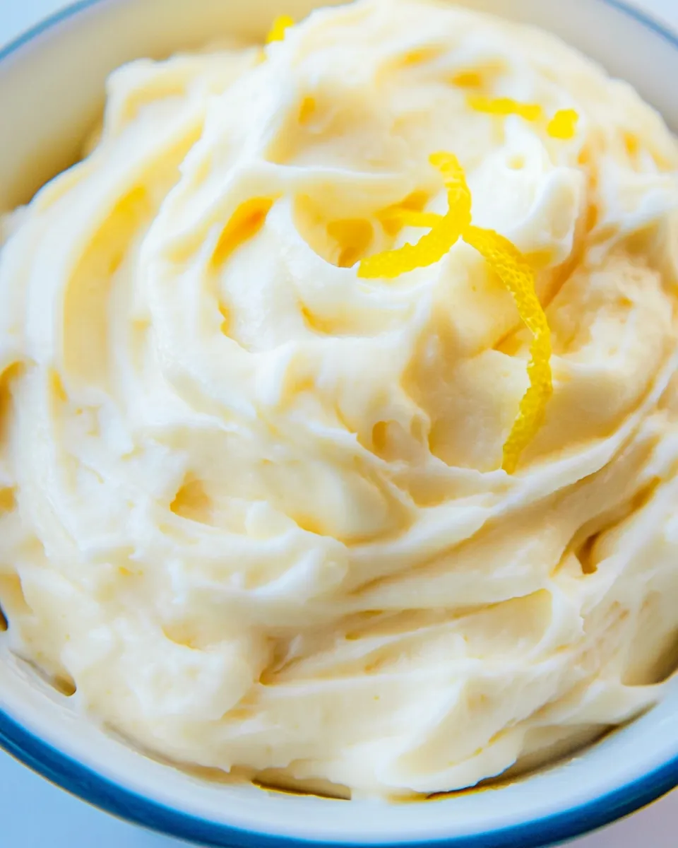 Homemade Lemon Zested Cream Cheese Frosting photo