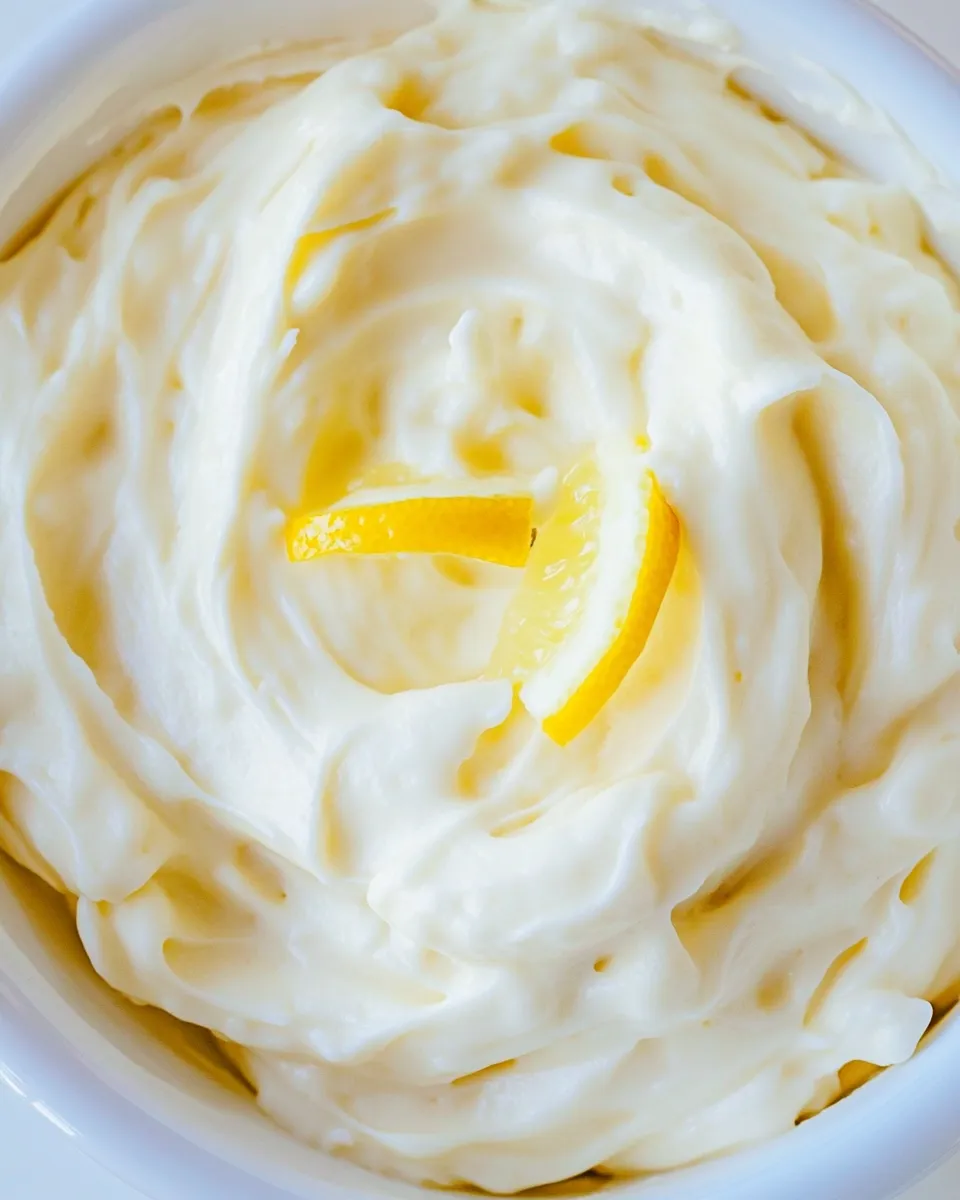 Best Lemon Zested Cream Cheese Frosting shot