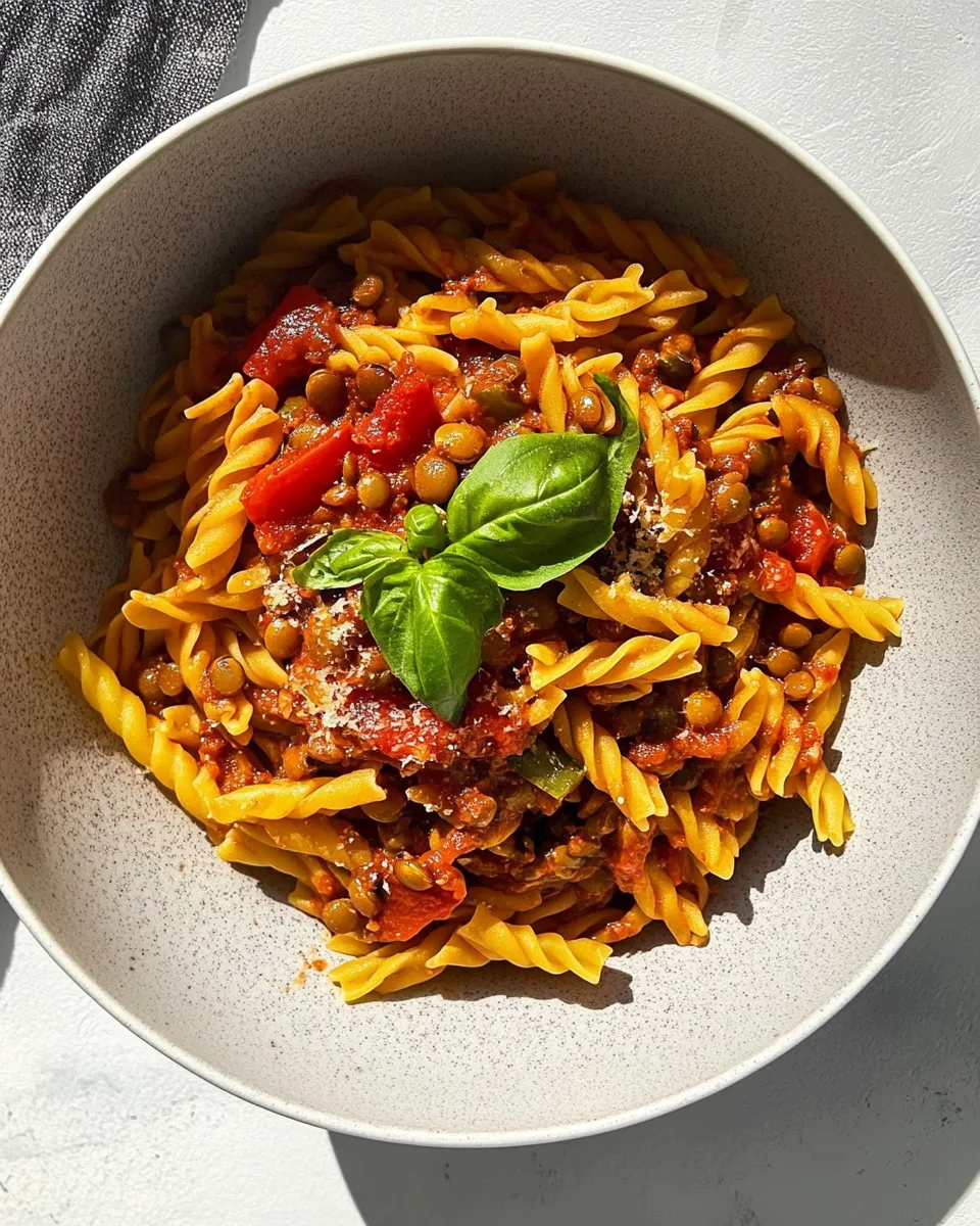 Classic Lentil Pasta image