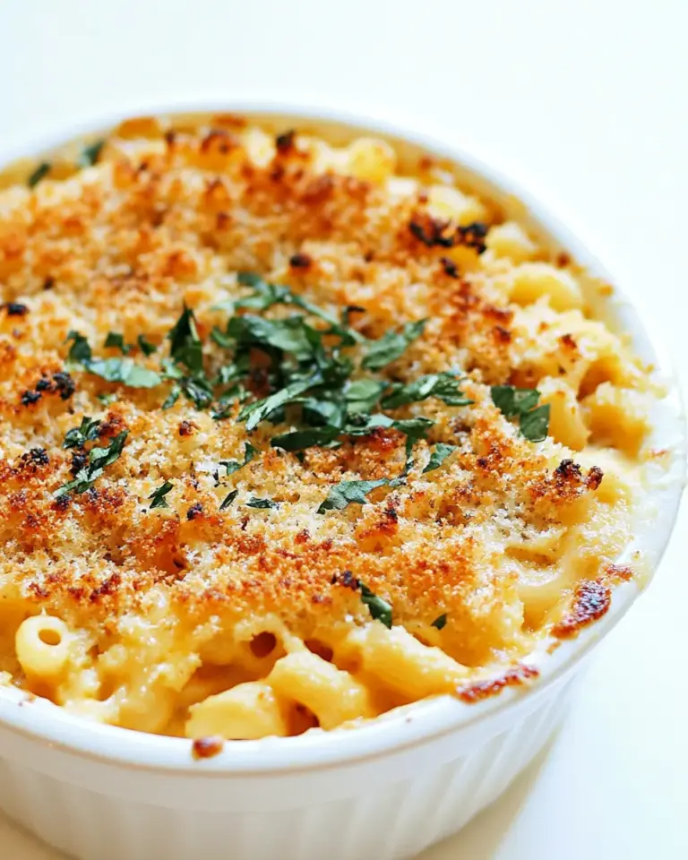 Homemade Lightened-Up Mac and Cheese with Cauliflower photo