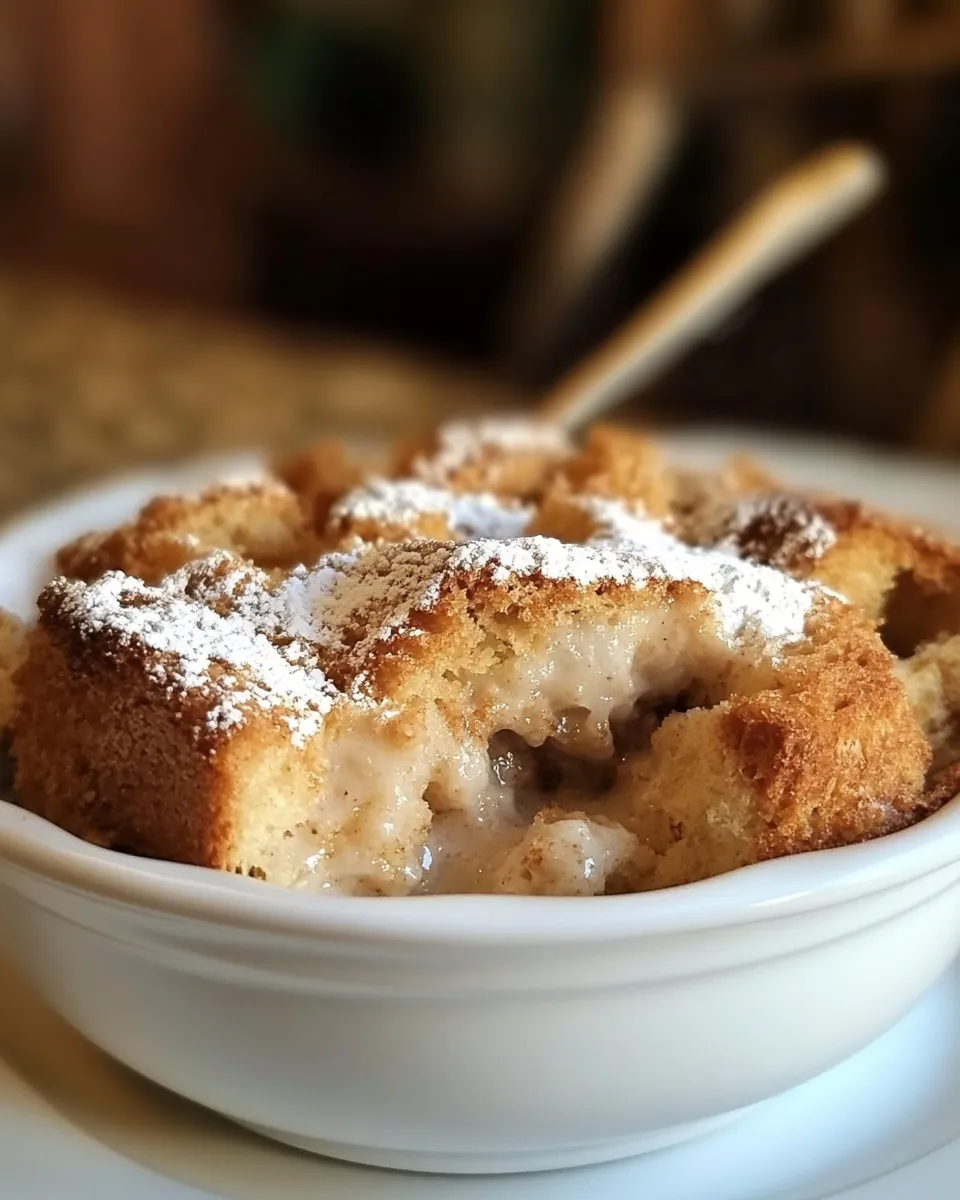 Homemade Lightened Up Bread Pudding photo