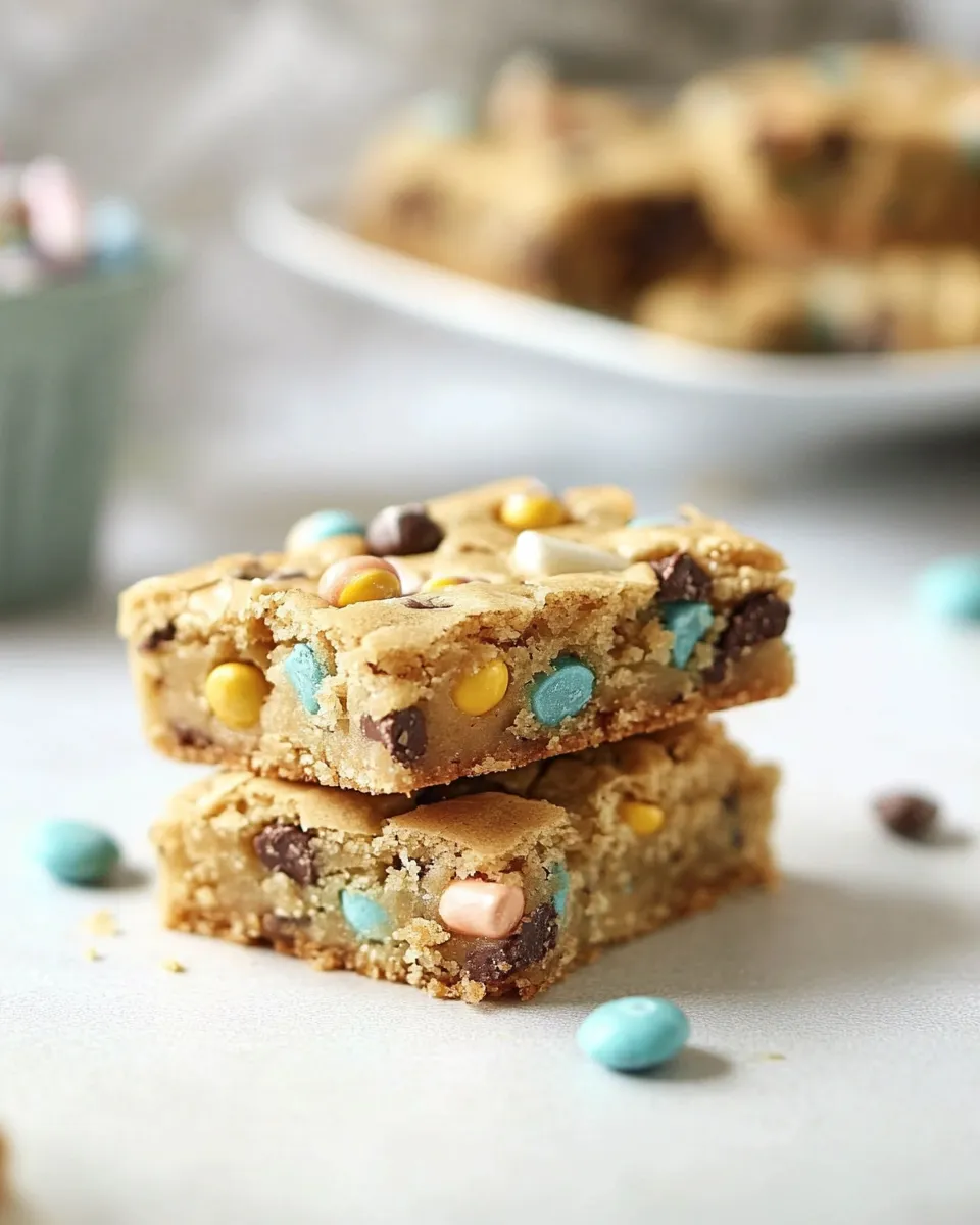 Delicious Loaded Candy Cookie Bars shot
