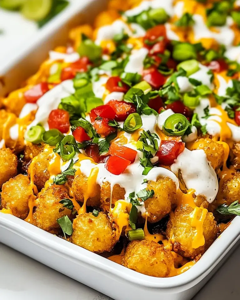 Homemade Loaded Tater Tots (Totchos) recipe photo