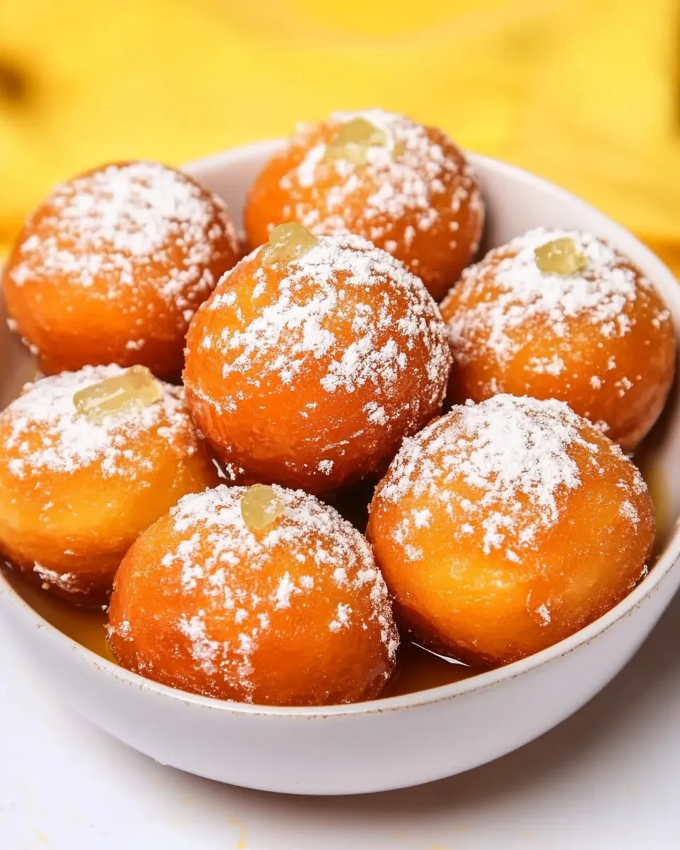 Delicious Lokma: Fried Donuts Dipped in Syrup shot