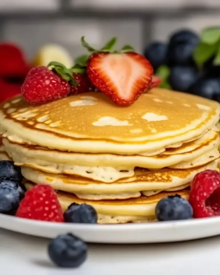 Homemade Low Calorie Pancakes photo