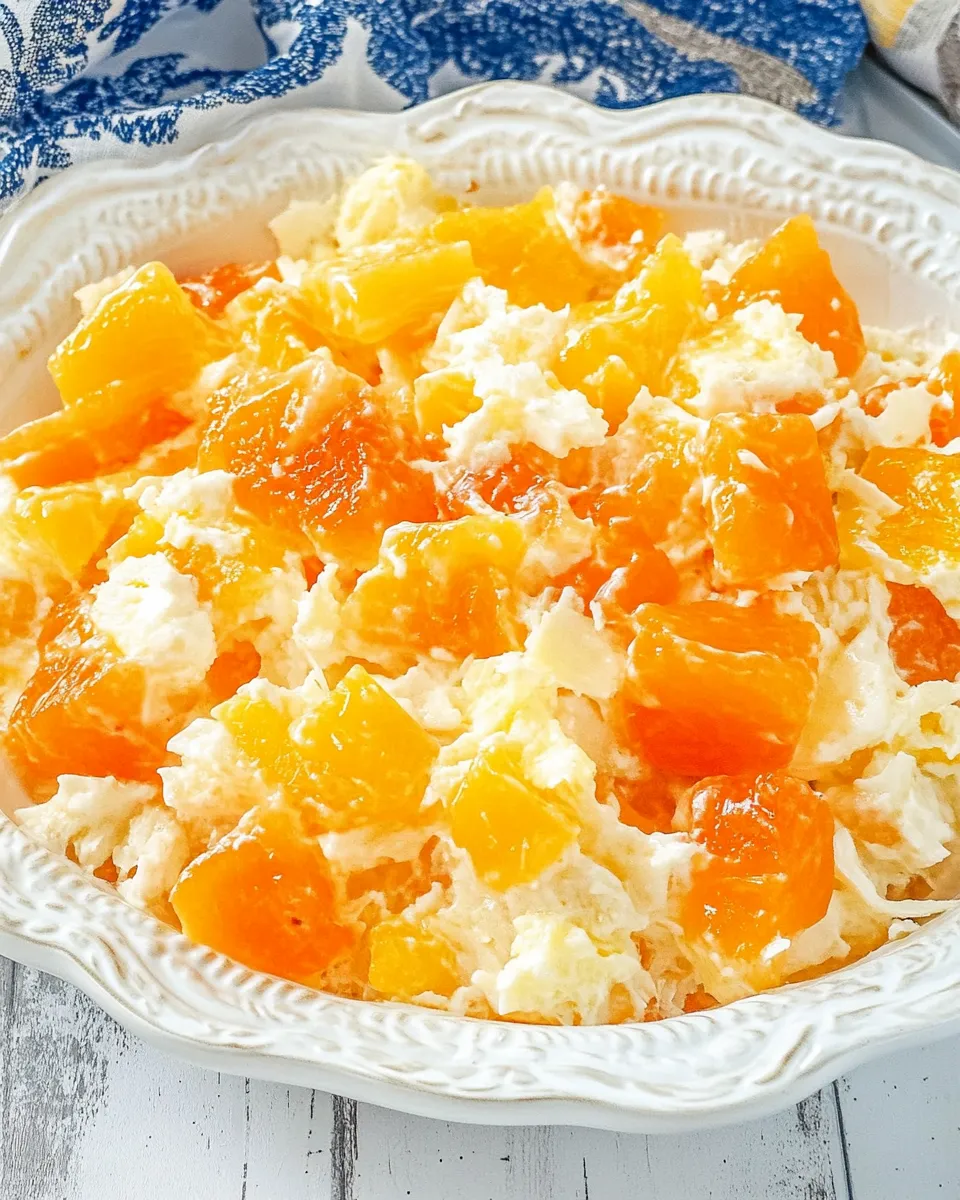 Tasty Lubys Ambrosia Salad (Easy Copycat Recipe) shot