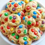 Homemade M&M Cookie Bites photo