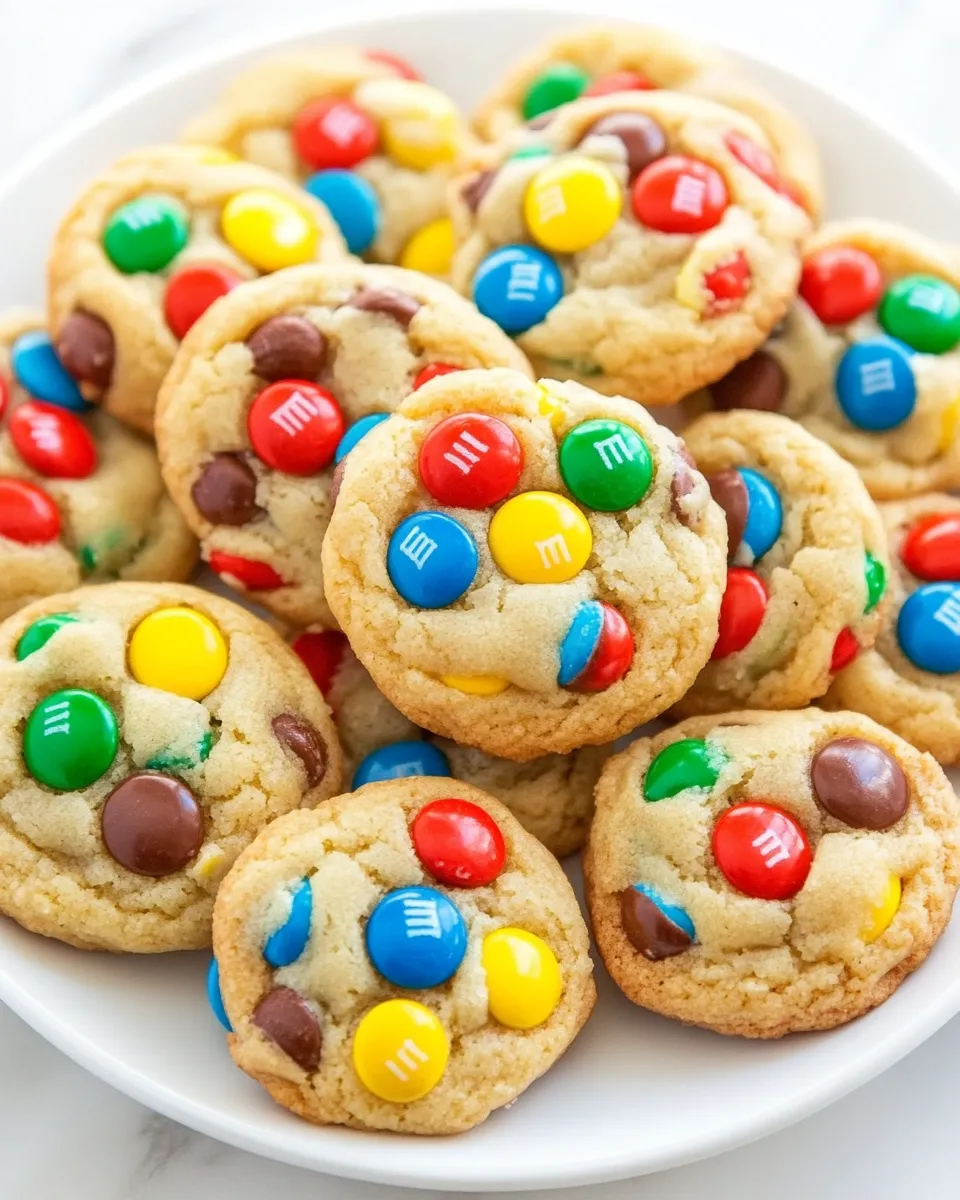 Easy M&M Cookie Bites recipe photo