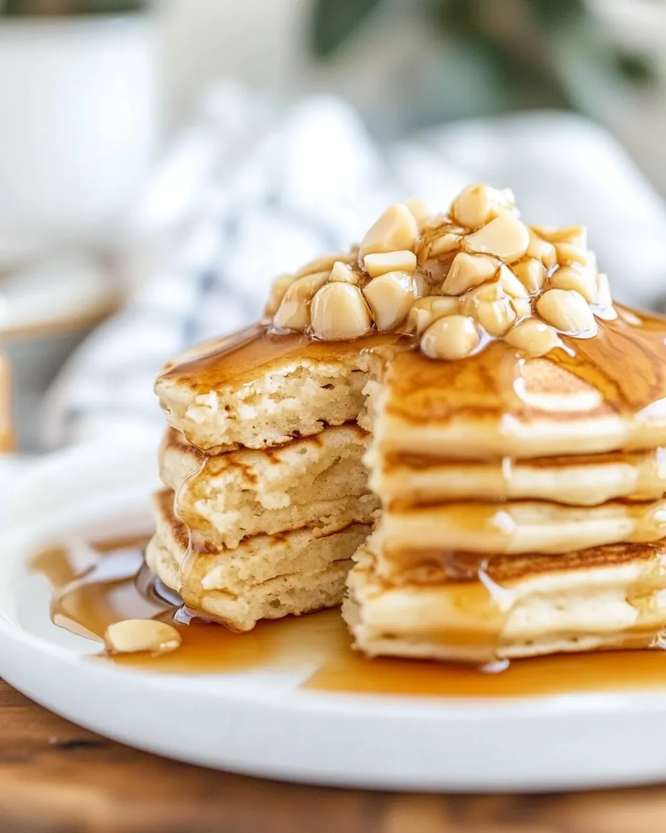 Delicious Macadamia Nut Pancakes Recipe image