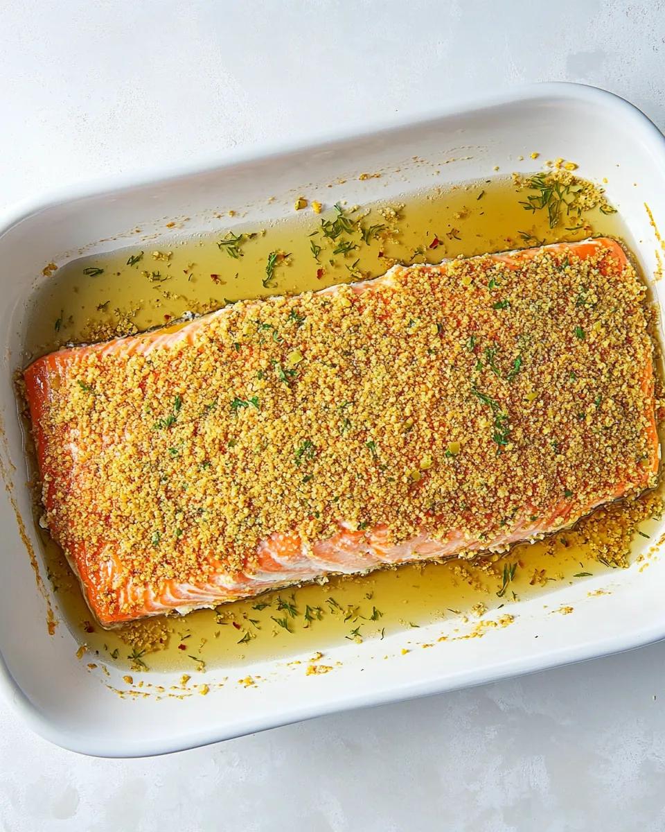 Easy Maple Dijon Baked Salmon photo
