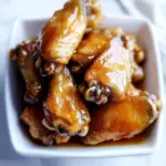 Homemade Maple Glazed Chicken Wings Recipe photo