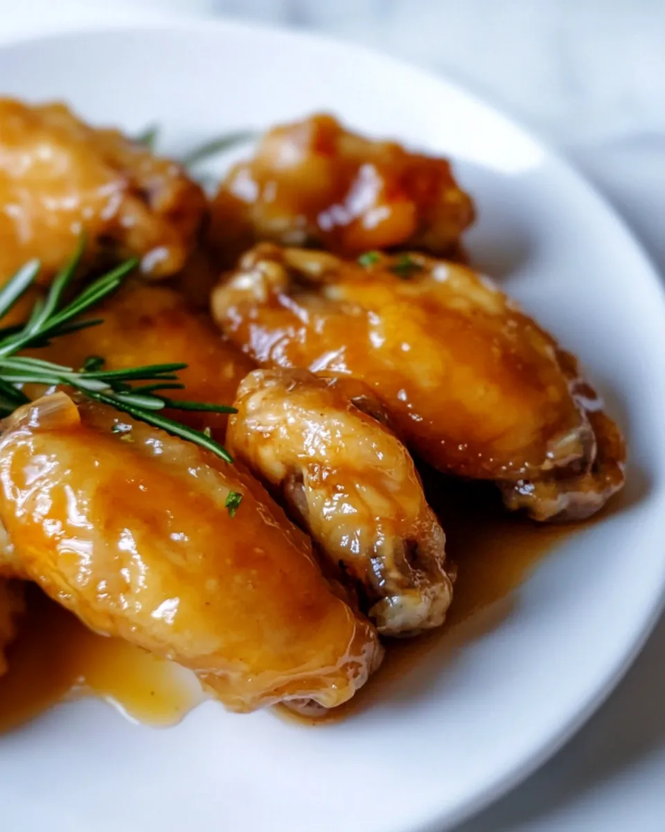 Delicious Maple Glazed Chicken Wings Recipe recipe photo