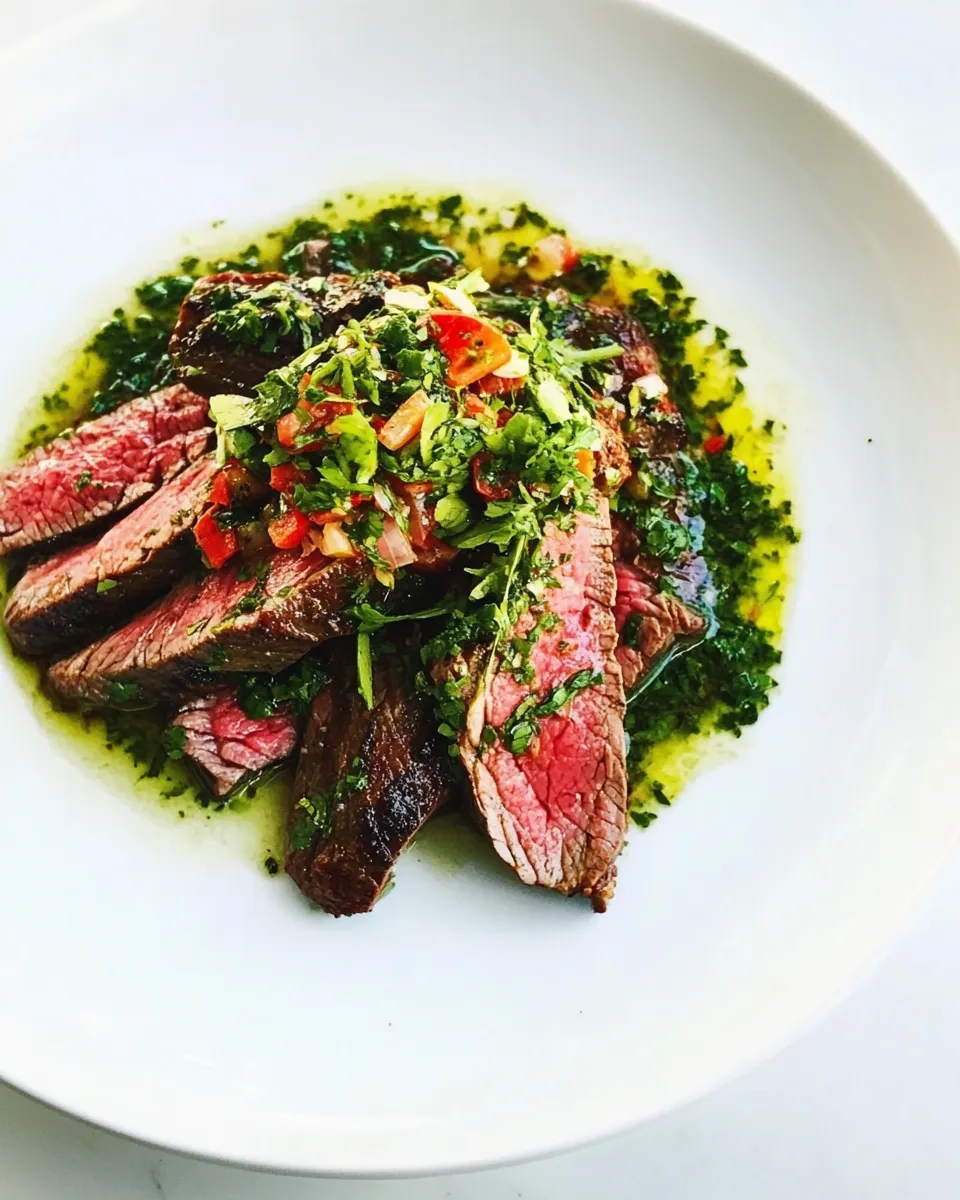 Savory Marinated Skirt Steak recipe photo