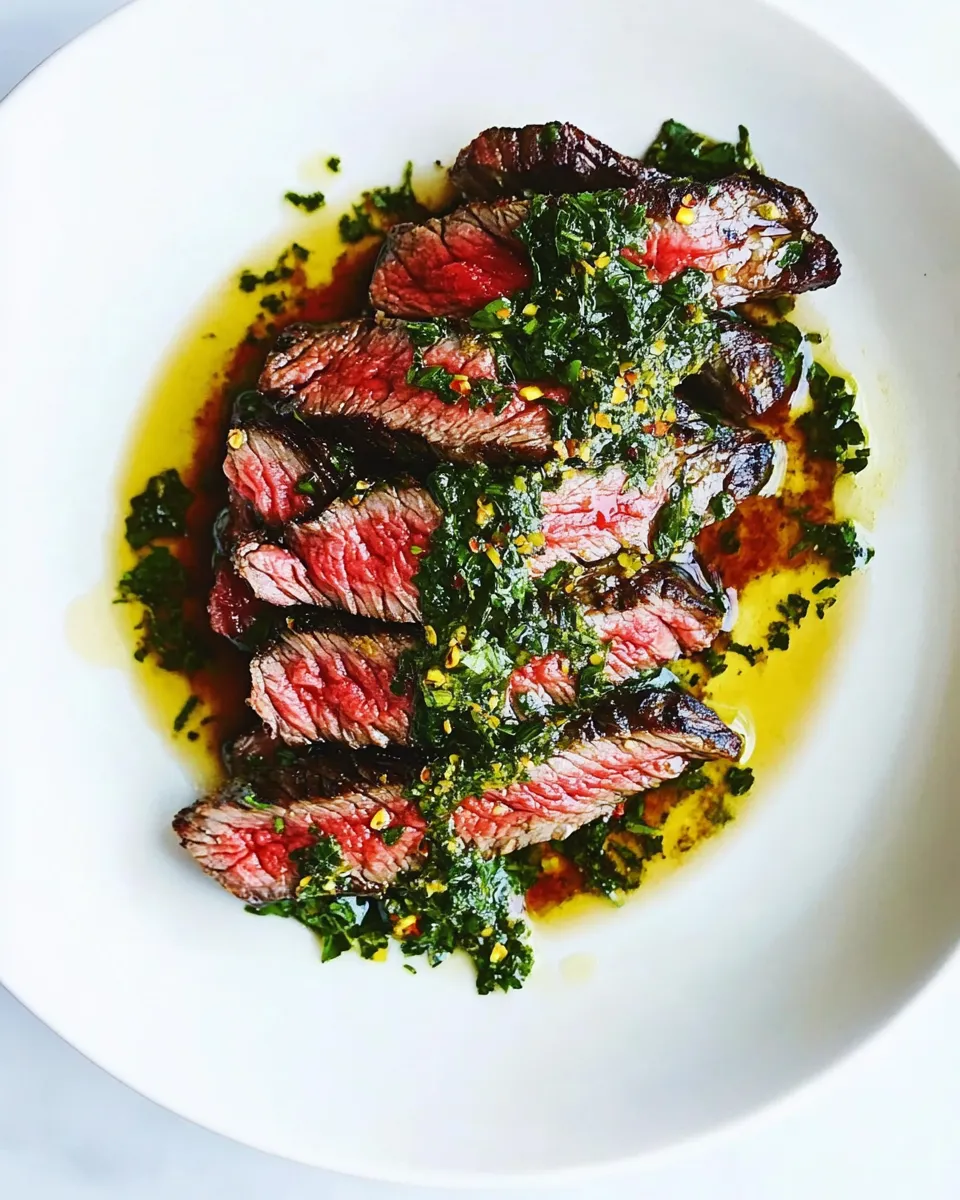 Classic Marinated Skirt Steak shot