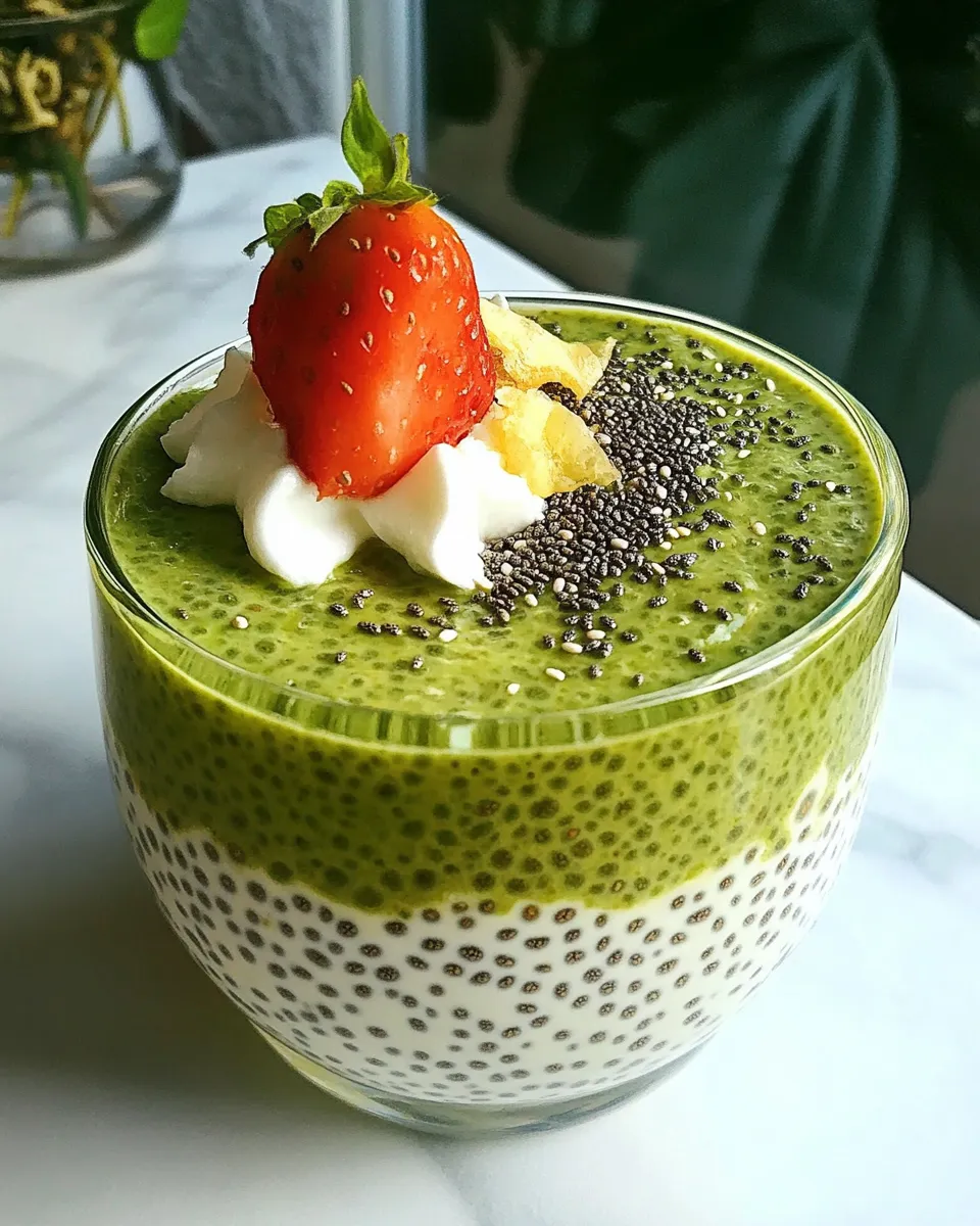 Easy Matcha Chia Pudding recipe photo