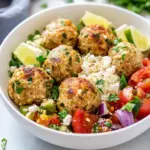 Homemade Mediterranean Chicken Meatballs photo