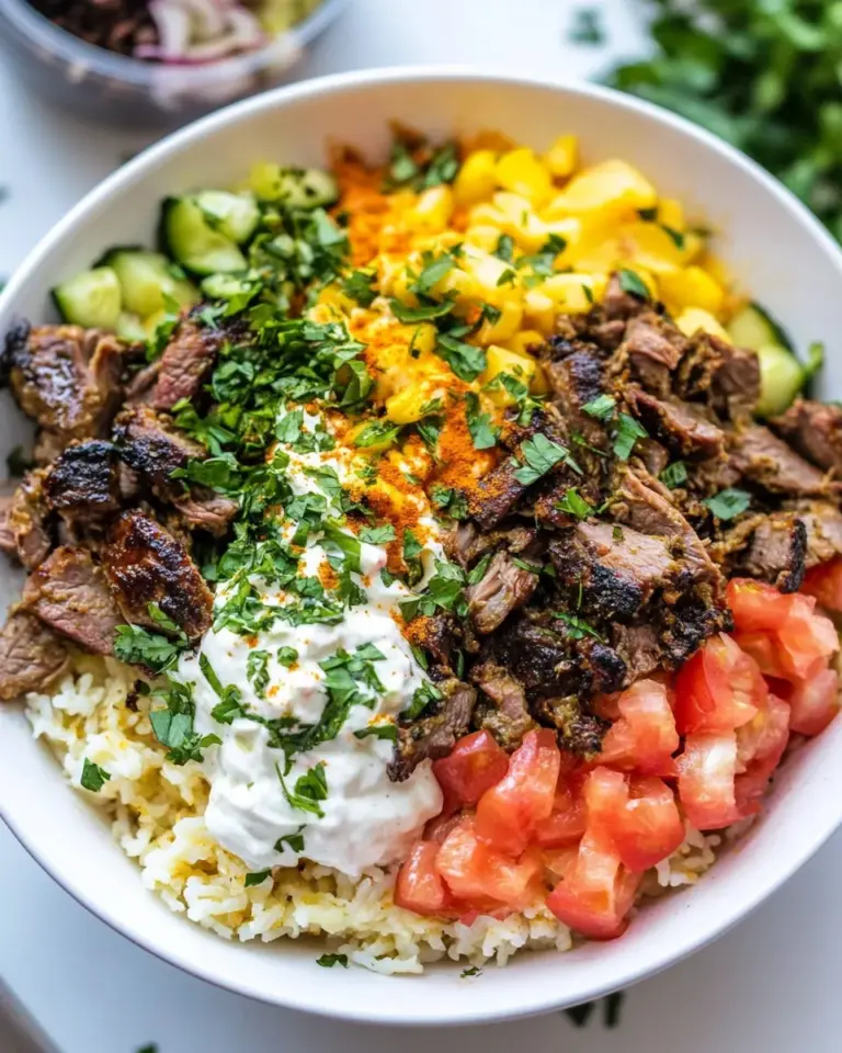 Homemade Mediterranean Lamb Bowls photo