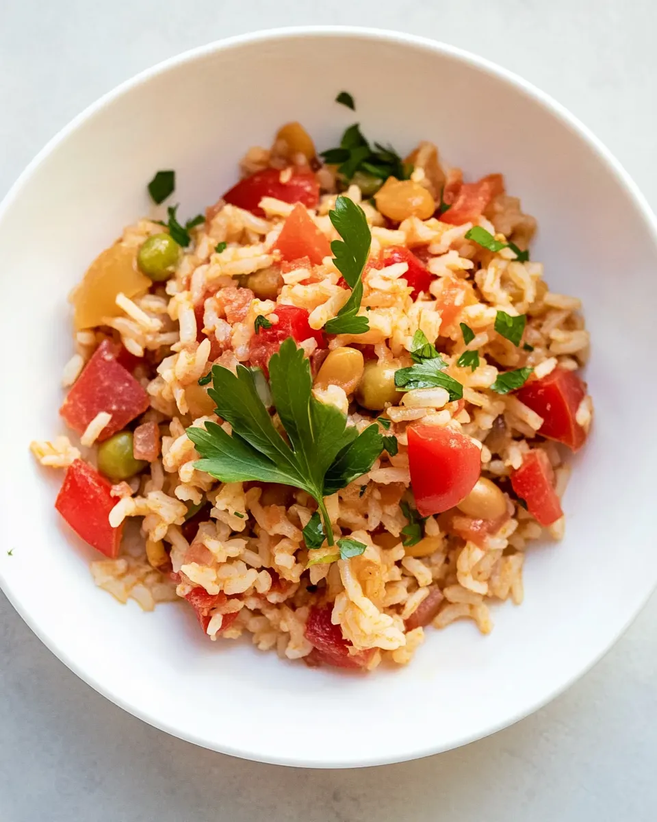 Delicious Mediterranean Rice shot