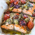 Easy Mediterranean Salmon in Parchment Paper photo