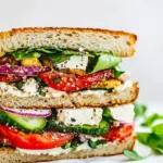 Homemade Mediterranean Sandwich photo