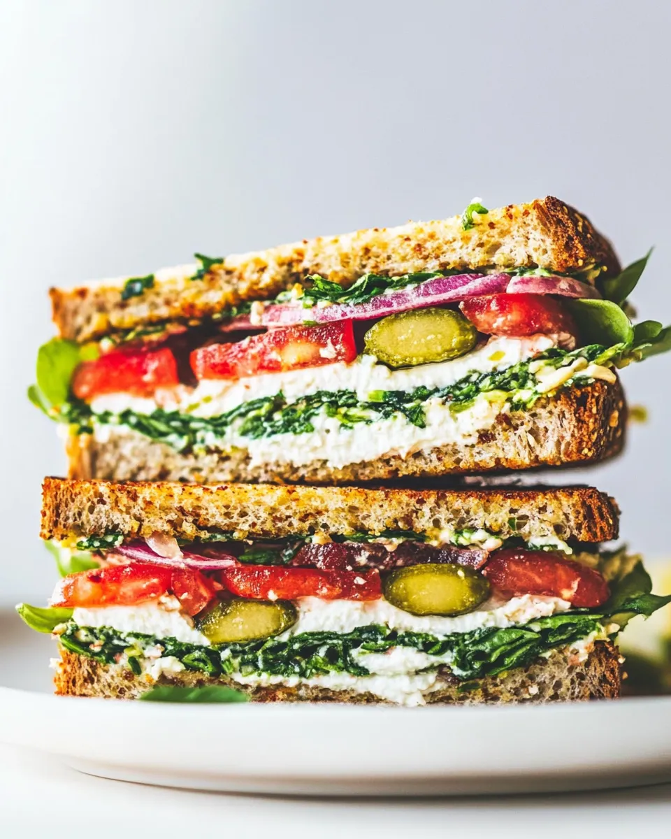 Easy Mediterranean Sandwich recipe photo