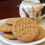 Homemade Mega Healthy Peanut Butter Cookies photo