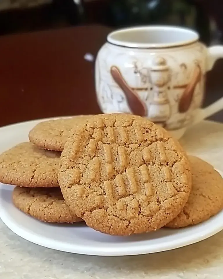 Homemade Mega Healthy Peanut Butter Cookies photo