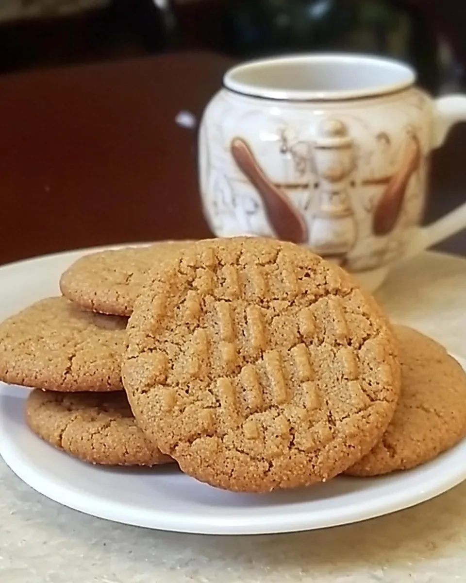 Homemade Mega Healthy Peanut Butter Cookies photo