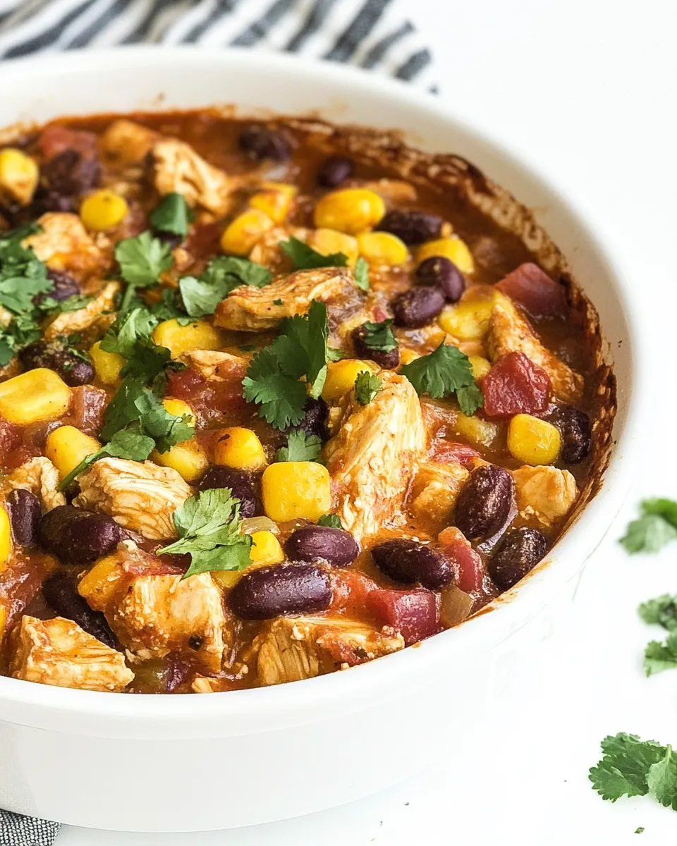 Homemade Mexican Chicken Casserole Recipe photo