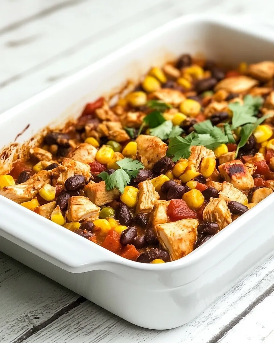 Delicious Mexican Chicken Casserole Recipe shot